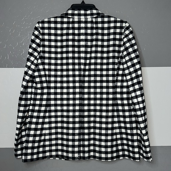 J.Crew Flannel Gingham Blazer - Picture 3 of 9
